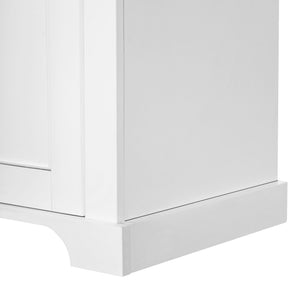 Bathroom Storage Cabinet, Adjustable Shelves & Drawer, Freestanding Tower