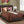 Bed, Upholstered, Transitional