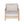 Patio Acacia Wood Chat Set, Club Chair + Coffee Table with Water-resistant Cushion