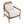 Elliston Rattan Backrest Solid Wood Accent Chair with Cushions - Set of 2