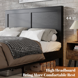 Full Size Wood Platform Bed Frame