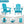 Outdoor Folding Adirondack Chair Patio With Natural Grain Texture - Turquoise Blue