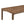 Svenstra - Rectangular Dining Table Set With Armless Side Chairs, Wood, Natural Walnut, 59 X 35.5 X 30 Inches