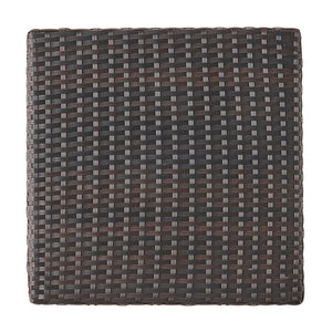 Luminant Outdoor Side Table With Iron Frame - Brown