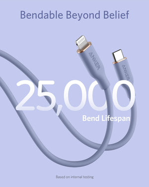 Anker <b>641</b> USB-C to Lightning Cable (Flow, Silicone) - TRAPSKI