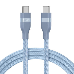 Anker USB-C to USB-C Cable (3 ft / 6 ft, 240W, Upcycled-Braided) - TRAPSKI