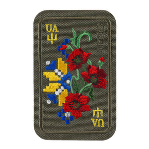M-Tac Patch Ornament Poppy Embroidery