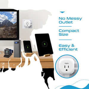 India, Pakistan Plug Adapter - Type D - 5 in 1 - Ultra Compact (PTU-10) - TRAPSKI