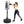 Everlast OmniFlex Adjustable Freestanding Workout Boxing Punching Bag, Silver - TRAPSKI
