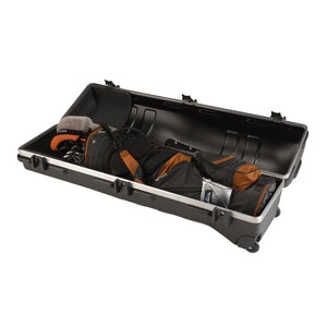 SKB Cases Deluxe ATA Hard Plastic Storage 2 Wheeled Cart Golf Bag Travel Case