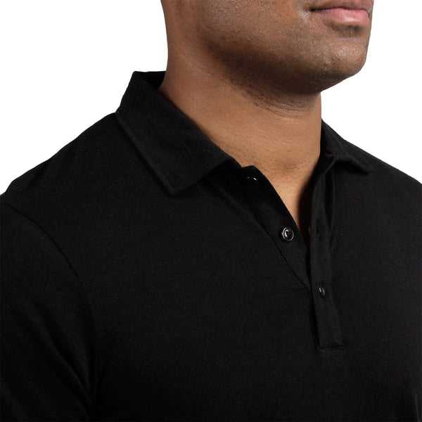 Micro Weight - Men's Wool Polo Woolverino