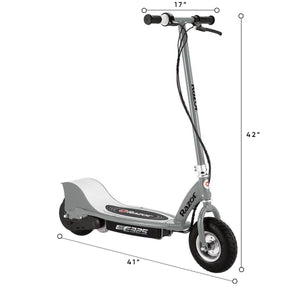 Razor E325 Adult Ride-On 24V High-Torque Motor Electric Powered Scooter, Silver