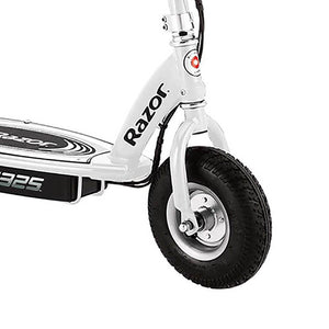 Razor E325 Adult Ride-On 24V High-Torque Motor Electric Powered Scooter, White