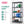 Sterilite 75.2 Inch Heavy Duty Durable 5 Shelf Ventilated Shelving Unit, 2 Pack