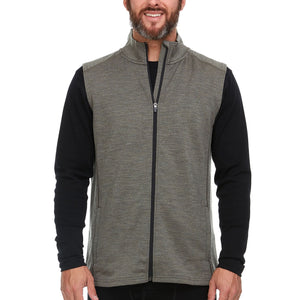 Heavyweight Men's Wool Vest - 100% Merino Wool - TRAPSKI