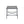 Luna Outdoor Iron Coffee Table - Black Brush Silver