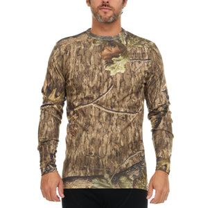 Men's Wool Thermal Top Midweight Base Layer - 100% Merino Wool