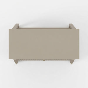 Fluted 3 Drawer Nightstand With Soft Close Slides