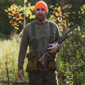 Men's Wool Thermal Top Midweight Base Layer - 100% Merino Wool - TRAPSKI