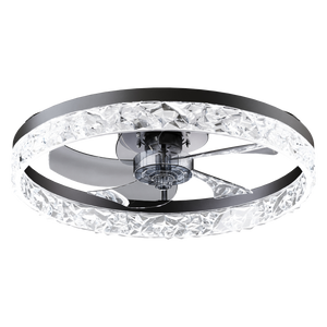 19.7" Ceiling Fan with Dimmable LED Light and Remote & App Control