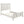 Copper - Queen Panel Bed With Structured Headboard And Slatted Design - White