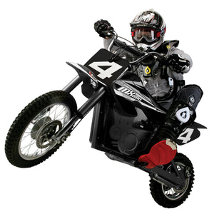 Razor MX650 Dirt Rocket High-Torque Electric Motocross Dirt Bike, Black (2 Pack) - TRAPSKI