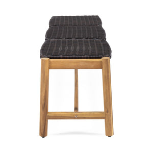 Cambria Rustic 3 Seater Bench - Teak