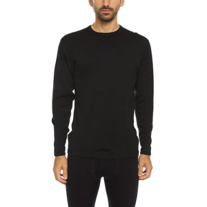 Heavyweight Men's Wool Crew Top - 100% Merino Wool - TRAPSKI