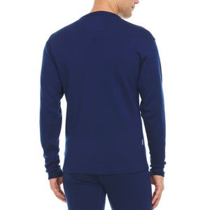 Heavyweight Men's Wool Crew Top - 100% Merino Wool - TRAPSKI