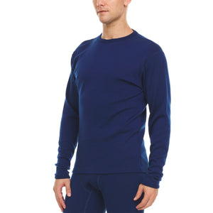 Heavyweight Men's Wool Crew Top - 100% Merino Wool - TRAPSKI