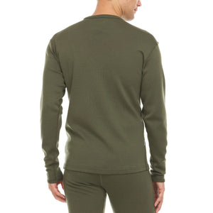 Heavyweight Men's Wool Crew Top - 100% Merino Wool - TRAPSKI