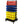 90 Parts Bin Shelving Storage Organizer With Locking Wheels For Shop Garage And Home - Black / Yellow