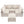 Sectional Sofa Modular U-Shaped With Ottoman & USB Ports