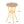 Outdoor Side Table With Tile Mosaic Table Top - Yellow