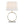 Moon - Contemporary Table Lamp - White / Gold