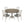 Tannen - Round 5 Piece Dining Table (Set of 5) - White And Gray
