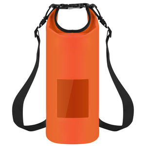 Floating Waterproof Dry Bag Floating Dry Sacks with Observable Window 10L Roll Top Lightweight Dry Storage Bag for Kayaking Rafting Boating Swimming C