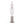 Cannes Contemporary Table Lamp in Nickel Metal with White Shades