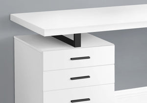 Computer Desk For Home Office, Left or Right Setup with Storage Drawers