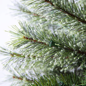 Home Heritage Stanley 7' Pine Artificial Christmas Tree, PreLit 350 Clear Lights