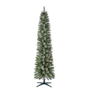 Home Heritage Stanley 7' Pine Artificial Christmas Tree, PreLit 350 Clear Lights