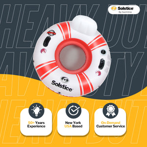 Swimline Super Chill Vinyl and Nylon Mesh Single Seat Swimming Pool Tube Float