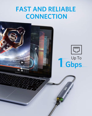 Anker <b>543</b> USB-C Hub (6-in-1, Slim) - TRAPSKI