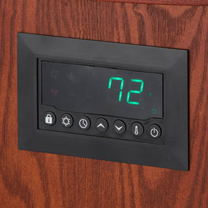 LifeSmart LifePro 6 Element 1500W Infrared Quartz Indoor Space Heater, Brown - TRAPSKI