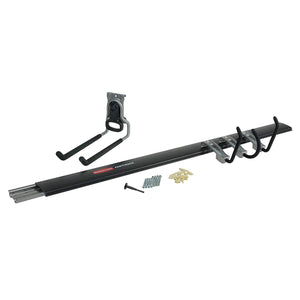 Rubbermaid FastTrack Garage Storage System 5 Piece All in One Rail and Hook Kit