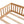 Solid Wood Floor Bed With Door And Fence For Children