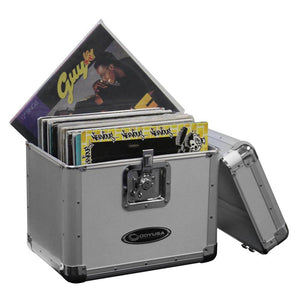 Odyssey KROM Transport Case for 70, 12 Inch Vinyl Records, Silver (2 Pack) - TRAPSKI