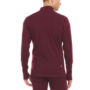 Midweight Men's Wool 1/4 Zip - 100% Merino Wool - TRAPSKI