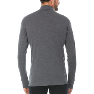 Midweight Men's Wool 1/4 Zip - 100% Merino Wool - TRAPSKI