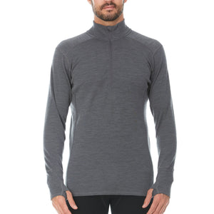 Midweight Men's Wool 1/4 Zip - 100% Merino Wool - TRAPSKI